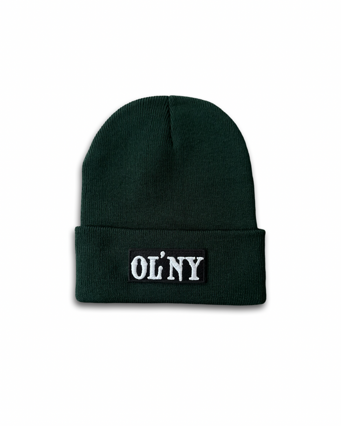 forrest green beanie box logo
