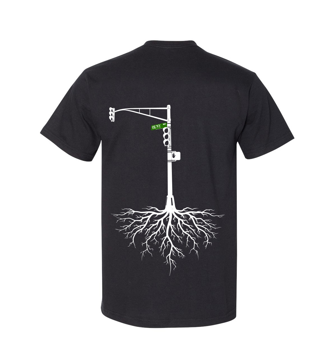NY ROOTS Black T-shirt
