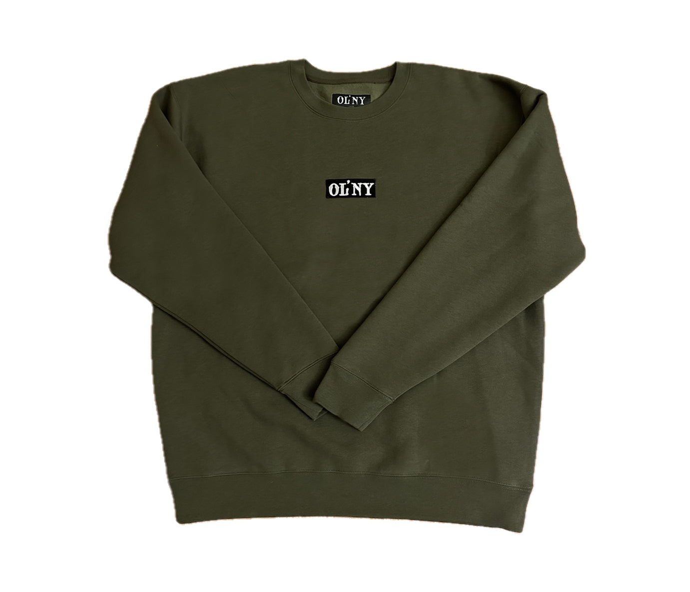 OL'NY box logo crewneck