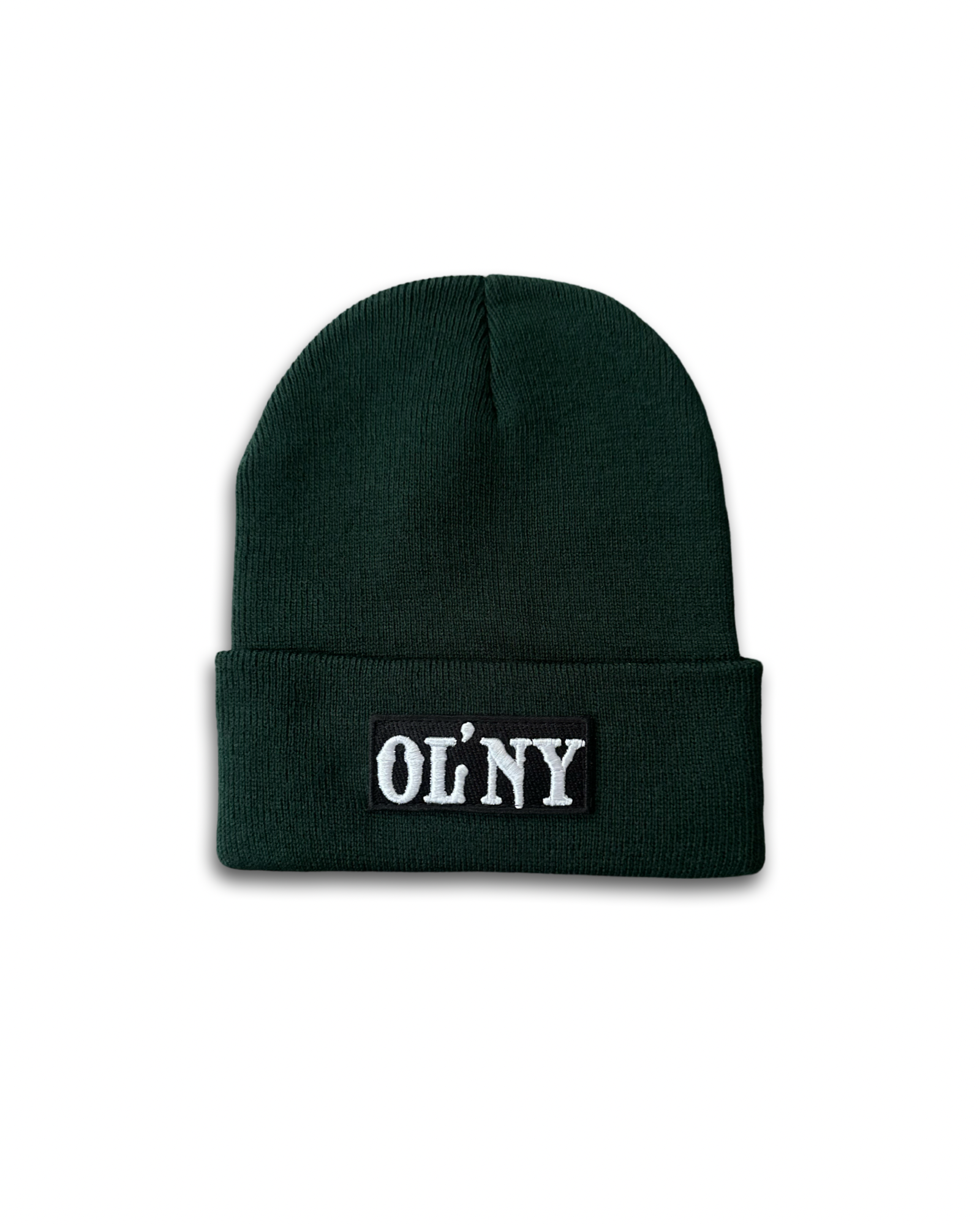forrest green beanie box logo – OL NEW YORK